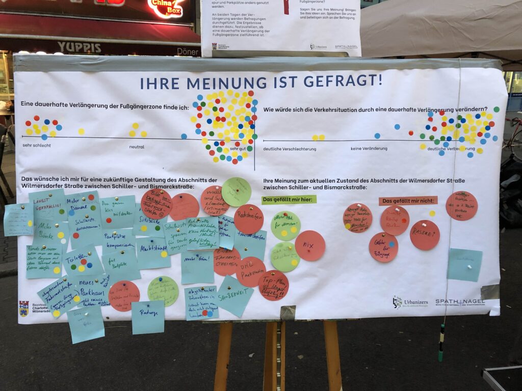 leere Fußgängerzone Wilmersdorfer Straße